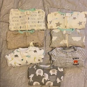 7 New Born Onesies